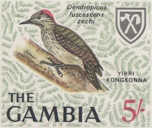 Gambia Philately: 1966 Definitive Series - 5/- Yirri Kongkonna - The ...